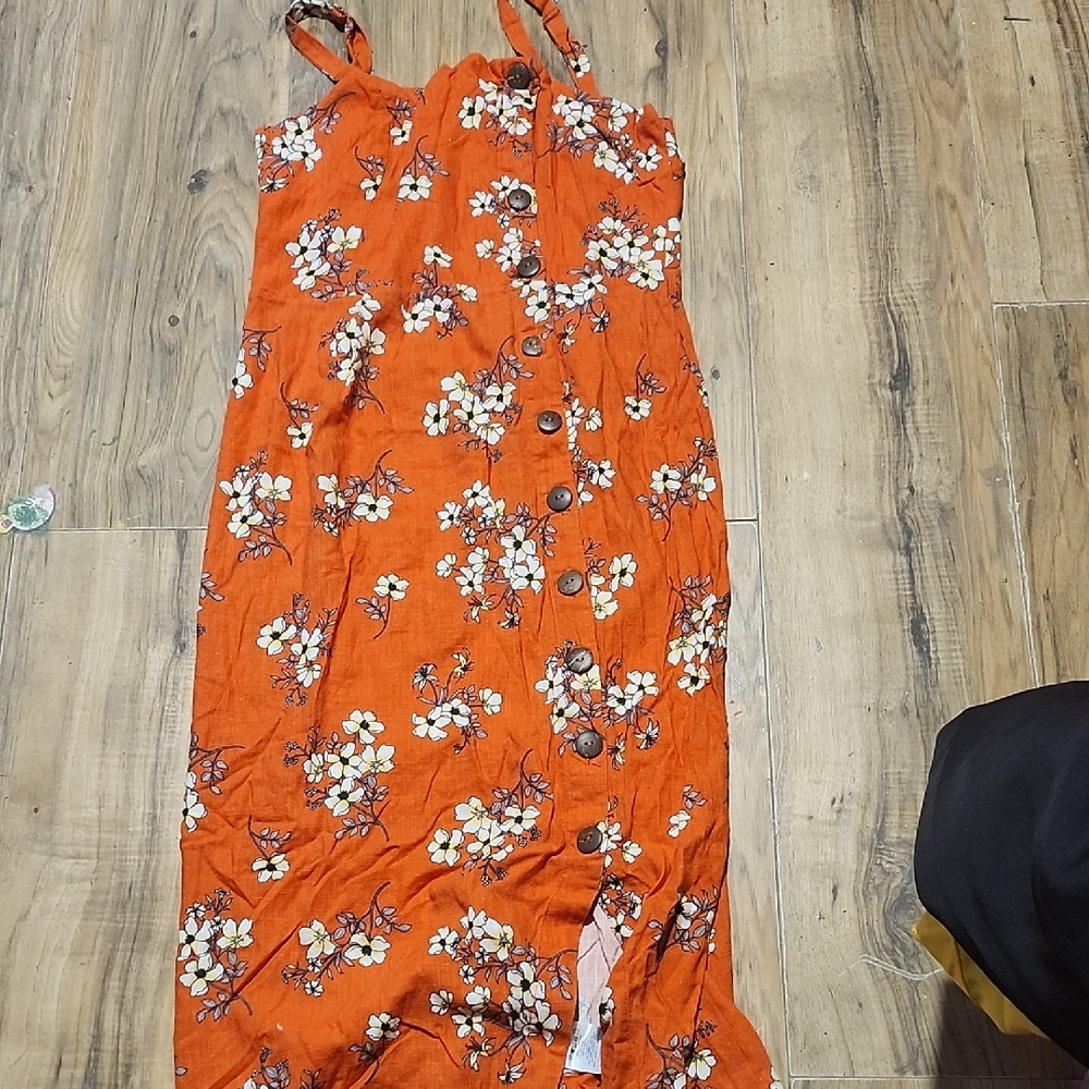 Miss Me Orange Floral Top